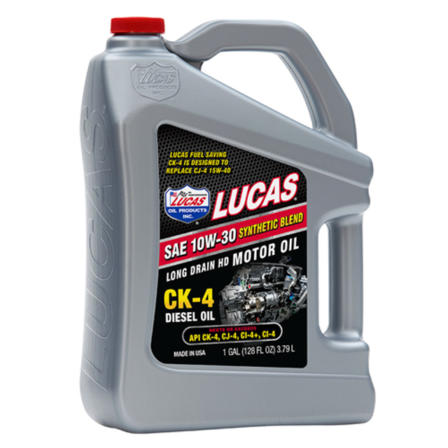 Lucas Oil 10282-4 SAE 10W-30 Synthetic Blend CK-4 Diesel Oil Lucas Oil 10282-4 SAE 10W-30 Synthetic Blend CK-4 Diesel Oil