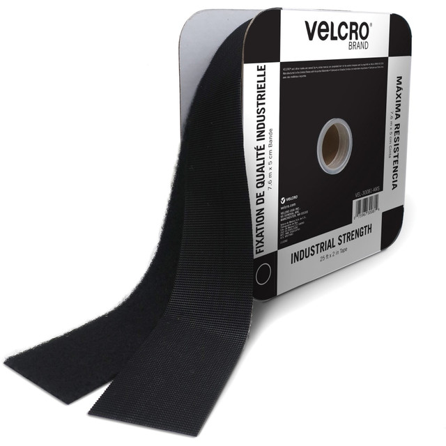 VELCRO USA INC 30081 VELCRO Industrial Fastener Tape - 25 ft Length x 2in Width - Black - 1 Roll VELCRO USA INC 30081 VELCRO Industrial Fastener Tape - 25 ft Length x 2in Width - Black - 1 Roll