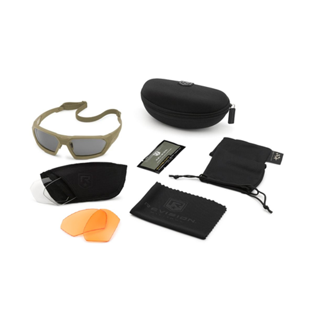 Revision Military 4-0750-0210 Shadowstrike Ballistic Sunglasses Deluxe Kit