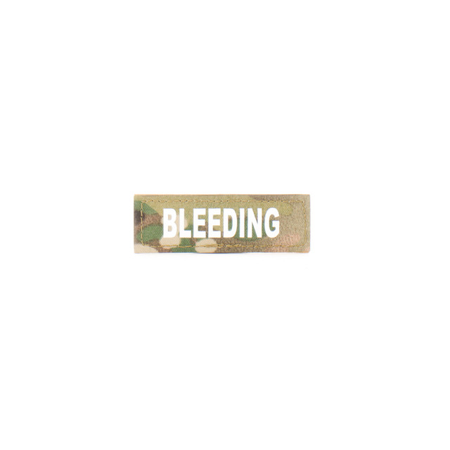 Eleven 10 E10-7003-BLEEDING-MTC/GLO 1x3 Med Name Tape Patch