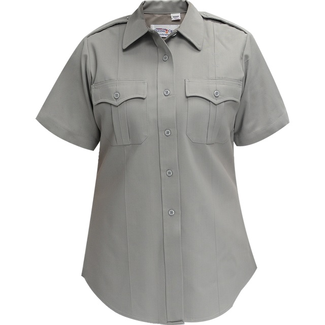 Flying Cross 152R66 41 44 N/A Deluxe Tropical Women's Short Sleeve Shirt w/ Convertible Sport Collar