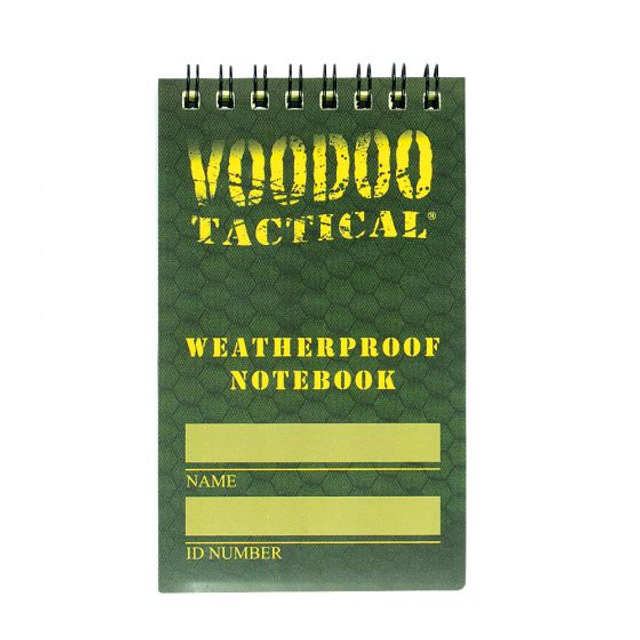 Voodoo Tactical 02-0677001000 VOODOO TACTICAL WATERPROOF NOTEBOOK Voodoo Tactical 02-0677001000 VOODOO TACTICAL WATERPROOF NOTEBOOK
