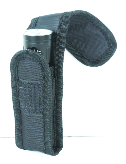 Voodoo Tactical 20-0136001000 Flashlight Pouch W/ Adjustable Cover & Elastic Sides Voodoo Tactical 20-0136001000 Flashlight Pouch W/ Adjustable Cover & Elastic Sides