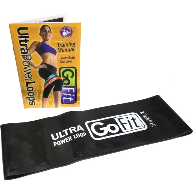 GOFIT L.L.C. GF-SUPL-SX GoFit Single Ultra Power Loop (Black, Super X, 25 Pounds) - Black - Latex