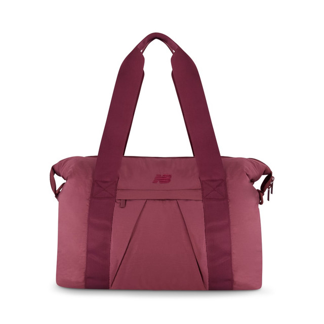 USPA ACCESSORIES LLC LAB31006-385 New Balance Womens Medium Duffel Bag, 14-3/16inH x 17-5/16inW x 7-1/8inD, Burgundy