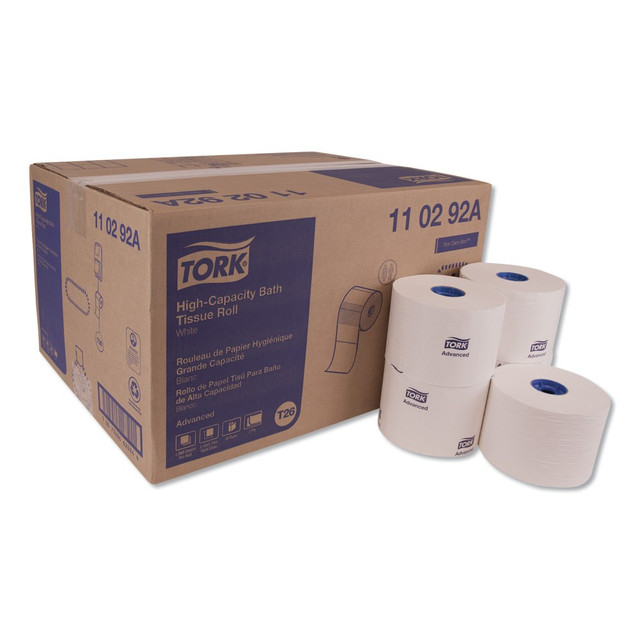 SCA TISSUE N.A. 110292A Tork Advanced High Capacity 2-Ply Septic Safe Bath Tissue, White, 1,000 Sheets per Roll, Case of 36 Rolls SCA TISSUE N.A. 110292A Tork Advanced High Capacity 2-Ply Septic Safe Bath Tissue, White, 1,000 Sheets per Roll, Case of 36 Rolls