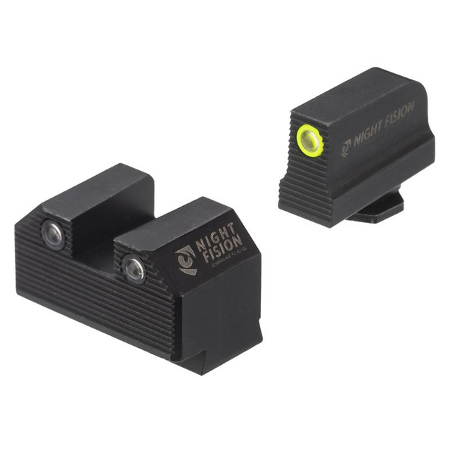 Night Fision GLK-003-290-297-YGZG Optics Ready Stealth Night Sight Set for Glock 43/43X w/ 507K