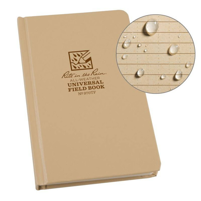 Rite in the Rain 970TF Fabrikoid Universal Bound Book - 4.75 x 7.5 - Tan Rite in the Rain 970TF Fabrikoid Universal Bound Book - 4.75 x 7.5 - Tan