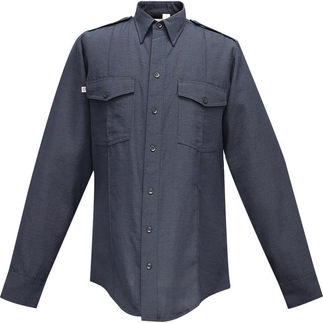Flying Cross 9820 86 3XL XLONG NFPA Compliant Nomex Long Sleeve Shirt - LAPD Navy