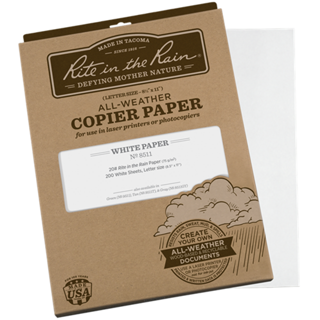 Rite in the Rain 8511 All-Weather Copier Paper (8.5'' x 11'')