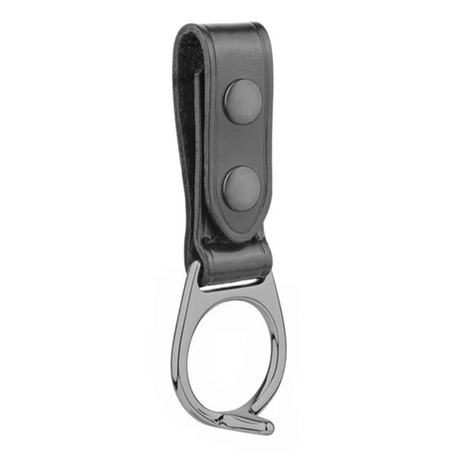 Dutyman 4311B Plain Leather PR24 Holder with Solid Brass Ring