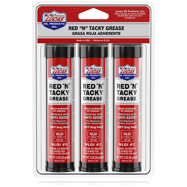 Lucas Oil 10318-10 Red ''N'' Tacky Grease Lucas Oil 10318-10 Red ''N'' Tacky Grease