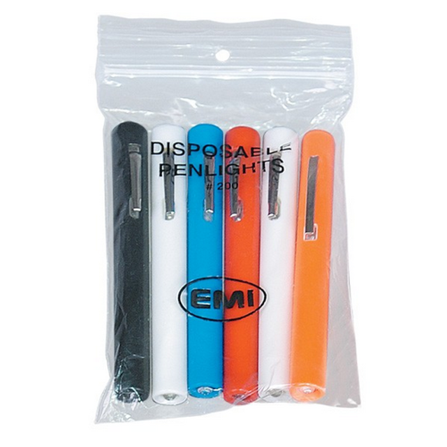 EMI - Emergency Medical 211 Disposable Rainbow Penlight (6 Pack)