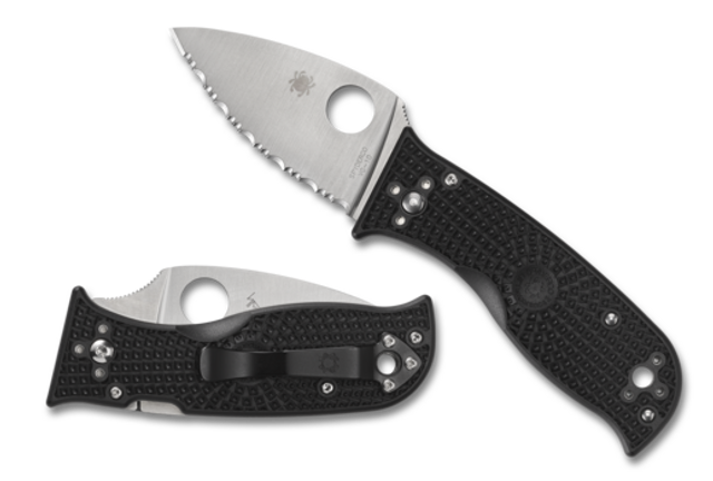 Spyderco C69SBK3 Lil' Temperance 3 Lightweight Serrated