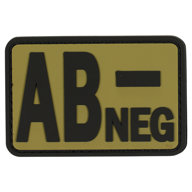 Voodoo Tactical 07-0998007000 Blood Type AB- Patch