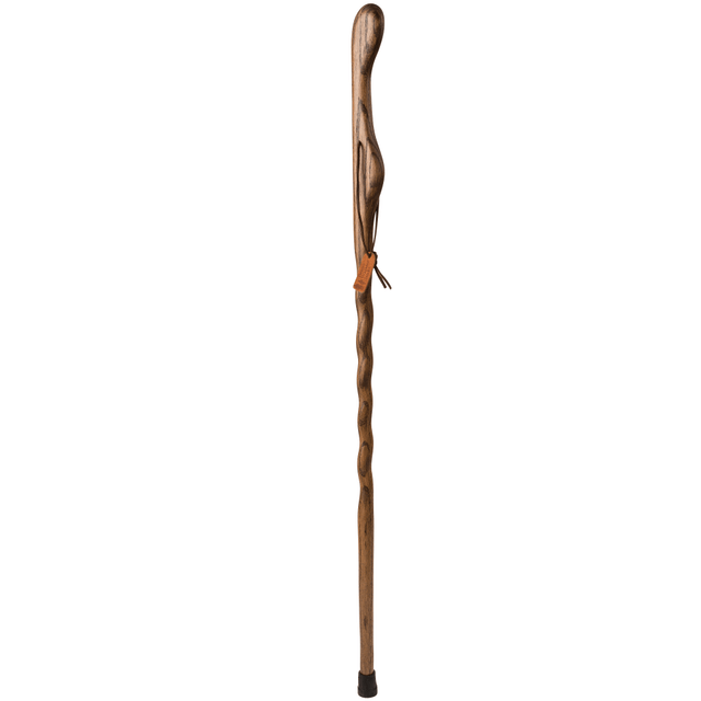 BRAZOS WALKING STICKS 602-3000-1108 Hitchhiker Twisted Oak Walking Stick, 55in, Brown BRAZOS WALKING STICKS 602-3000-1108 Hitchhiker Twisted Oak Walking Stick, 55in, Brown