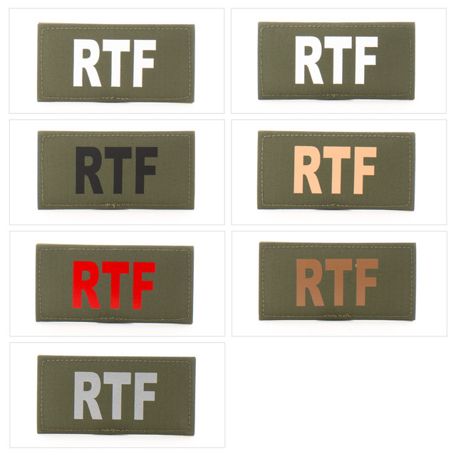 Eleven 10 E10-7001-RTF-RGR/BLK 2x4 Med ID Patch