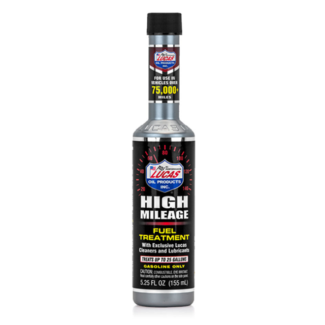 Lucas Oil 10977 High Mileage Fuel Treatment - 5.25 Ounce Lucas Oil 10977 High Mileage Fuel Treatment - 5.25 Ounce