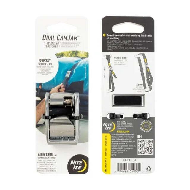 Nite-Ize CJD-11-R3 Dual CamJam 1'' Webbing Tensioner