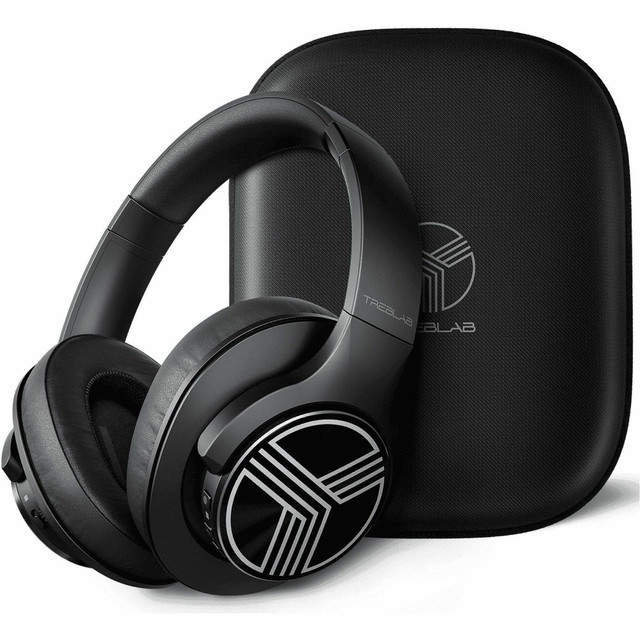 TREBLAB Z2-B Z2 |Over Ear Workout Headphones with Microphone |Bluetooth 5.0, ANC|Wireless Headphones for Sport, Running, Gym(Black) - Stereo - Mini-phone (3.5mm) - Wired/Wireless - Bluetooth - 32.8 ft - 20 Hz - 20 kHz TREBLAB Z2-B Z2 |Over Ear Workout Headphones with Microphone |Bluetooth 5.0, ANC|Wireless Headphones for Sport, Running, Gym(Black) - Stereo - Mini-phone (3.5mm) - Wired/Wireless - Bluetooth - 32.8 ft - 20 Hz - 20 kHz