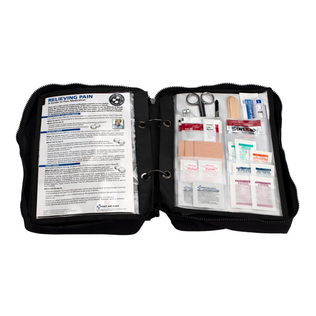 FIRST AID ONLY, INC. FA-462 First Aid Only Survival First Aid Kit, Black, 223 Pieces