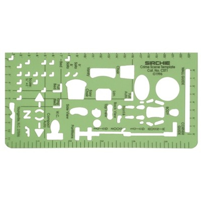 Sirchie CST1 Crime Scene Template