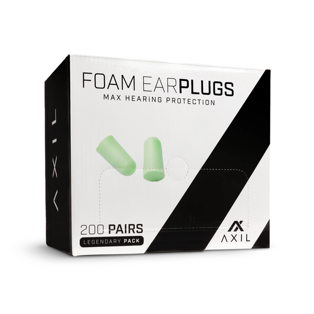 Axil FP-200GP Foam Ear Plugs - 200 Pair Box