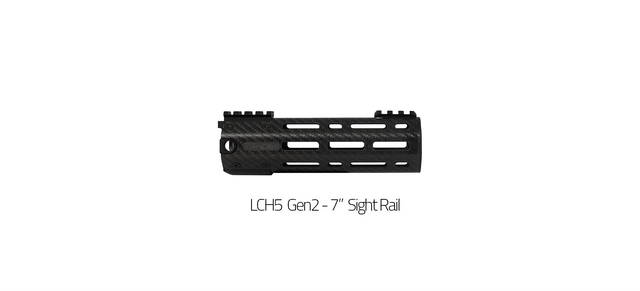 Lancer LCH5-G2-070-ST-BLK LCH5 Gen2 Carbon Fiber Handguard