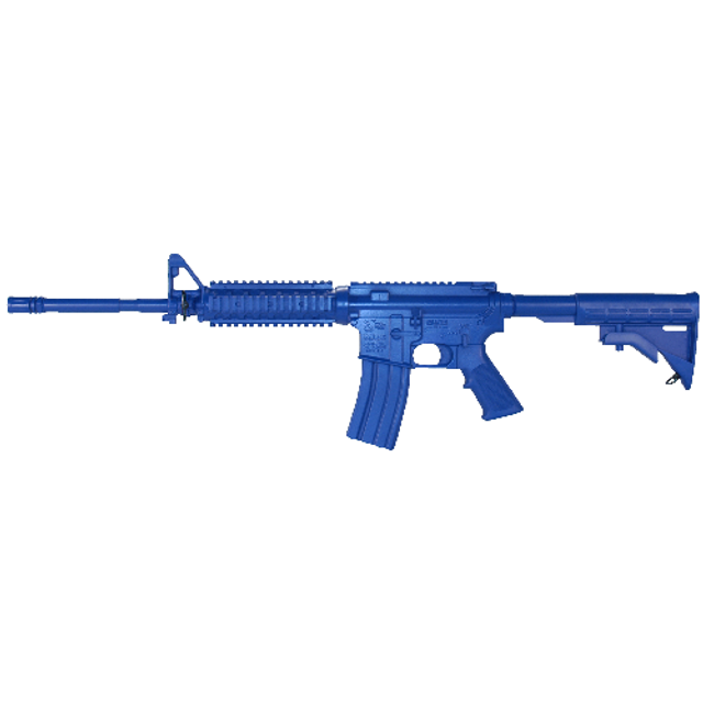 Blue Training Guns By Rings FSM4FTRW M4 Flat Top Open Stock Forward Rail