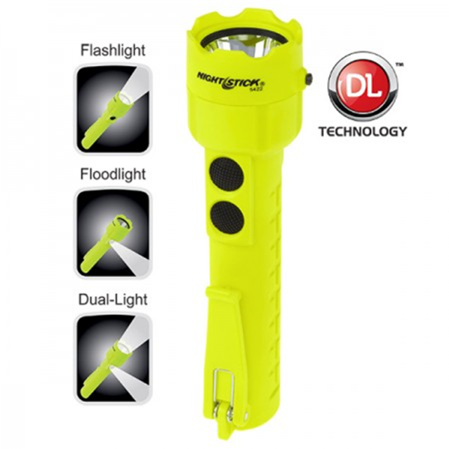 Nightstick XPP-5422G Intrinsically-Safe Permissible Dual-Light Flashlight Nightstick XPP-5422G Intrinsically-Safe Permissible Dual-Light Flashlight