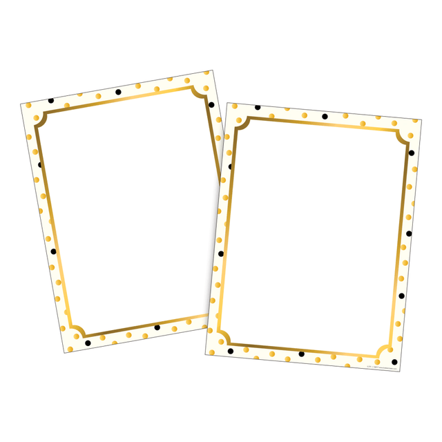 BARKER CREEK PUBLISHING, INC. BC3624 Barker Creek Computer Paper, Letter Paper Size, 60 Lb, Gold, 100 Sheets