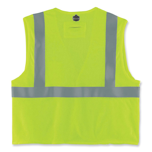 TENACIOUS HOLDINGS, INC. ergodyne® 21495 GloWear 8260FRHL Class 2 FR Safety Hook and Loop Vest, Modacrylic/Kevlar, Large/X-Large, Lime