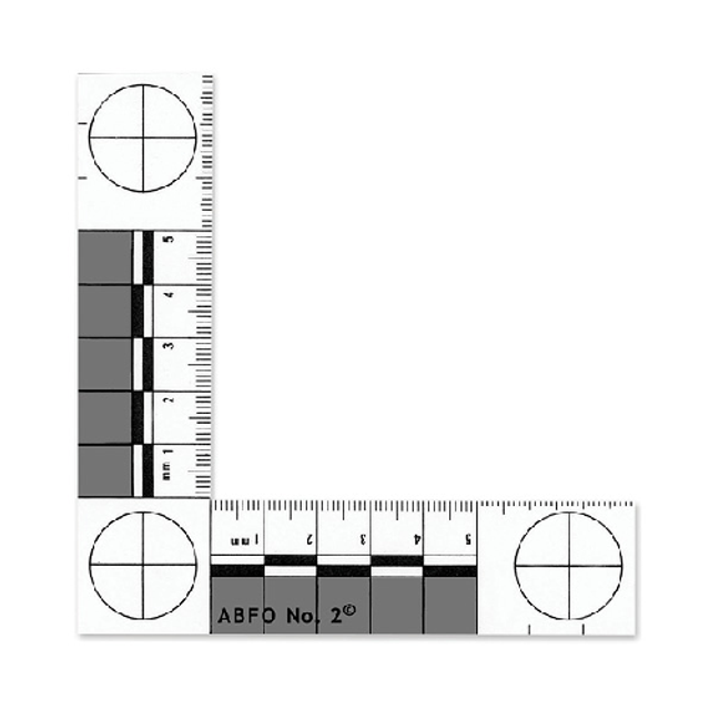 Forensics Source 1005951 ABFO No. 2 Photomacrographic Scale