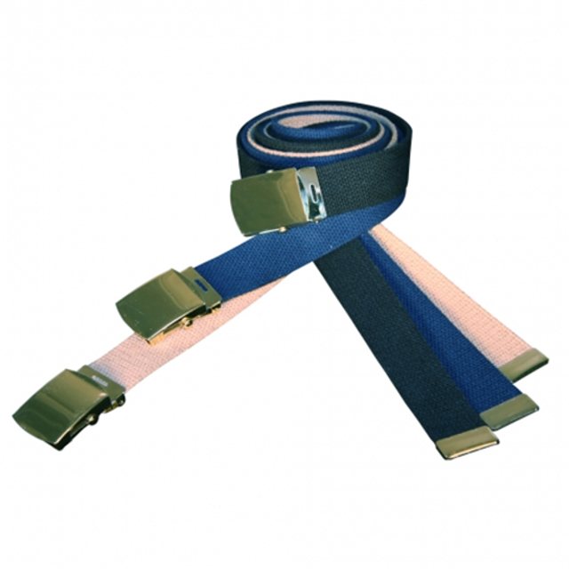 Boston Leather 6280-20-56 1-1/4 Cotton Web Belt with Buckle