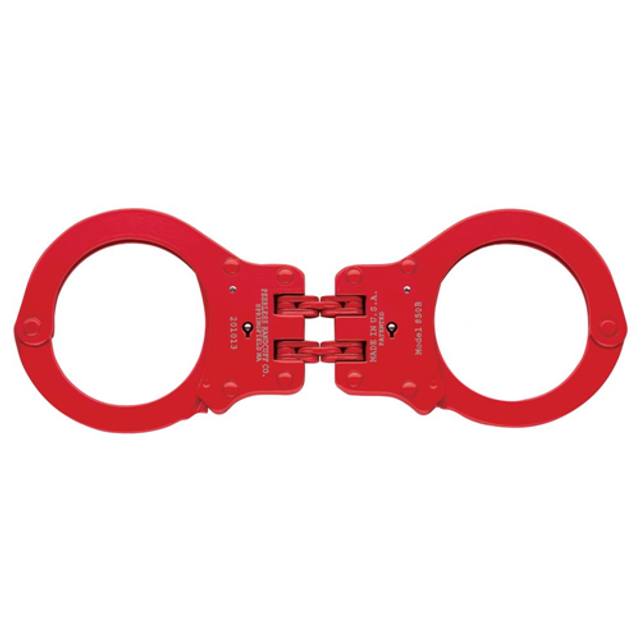 Peerless Handcuff Company 4703R Model 850C Hinged Handcuff - Color Finish Peerless Handcuff Company 4703R Model 850C Hinged Handcuff - Color Finish