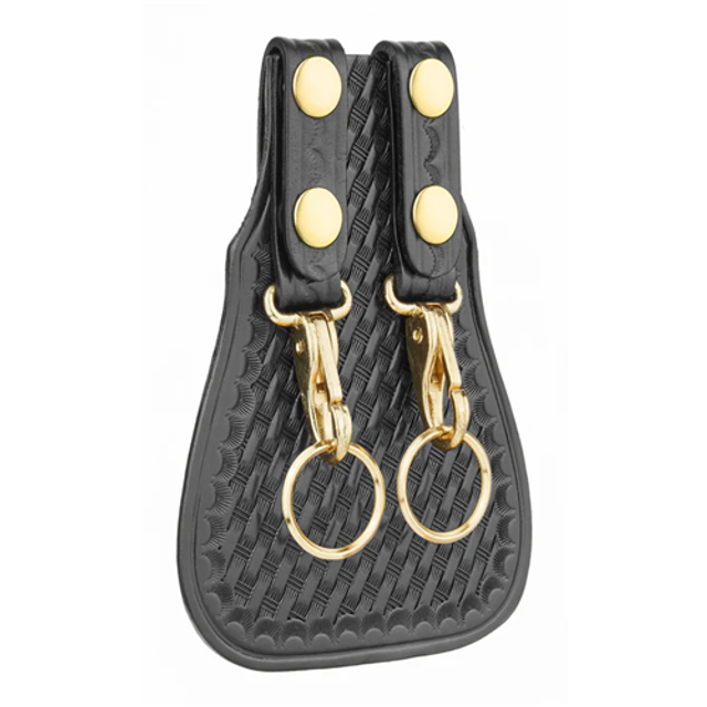 Dutyman 4921G Basketweave Leather Double Key Scabbard Dutyman 4921G Basketweave Leather Double Key Scabbard