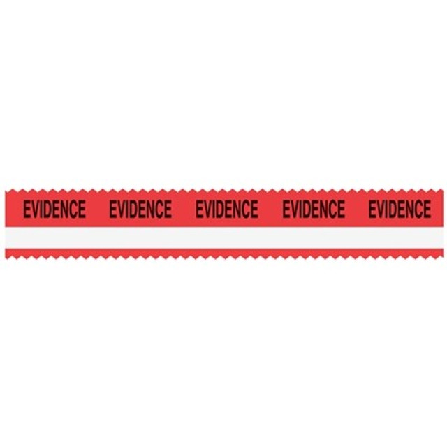 Sirchie SM5000 Red Sirchmark Evidence Tape w/ White Stripe Sirchie SM5000 Red Sirchmark Evidence Tape w/ White Stripe