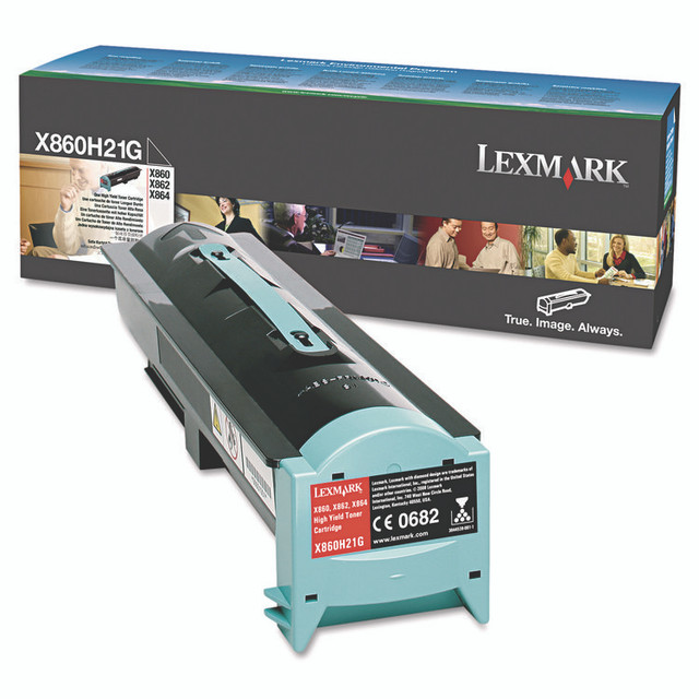 LEXMARK INT'L, INC. X860H21G X860H21G High-Yield Toner, 35,000 Page Yield, Black