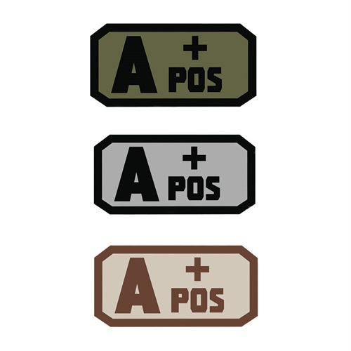 Voodoo Tactical 07-0991014000 Blood Type A+ Patch