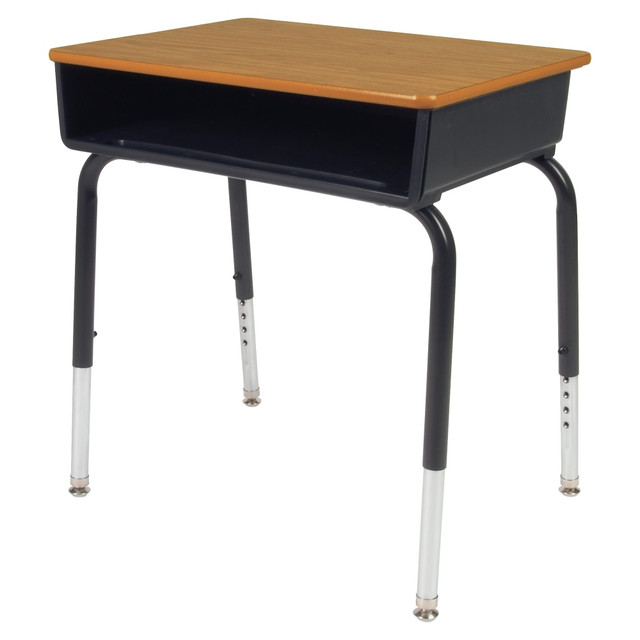 SP RICHARDS 99893 Lorell Classroom Student Book Box Student Desk, 18inW, Medium Oak SP RICHARDS 99893 Lorell Classroom Student Book Box Student Desk, 18inW, Medium Oak