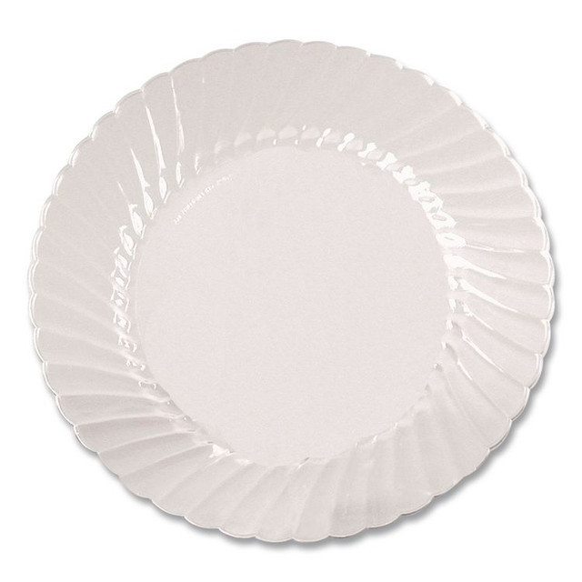 WNA, INC. RSCW101212PK Classicware Plastic Dinnerware Plates, 10.25" dia, Clear, 12/Pack