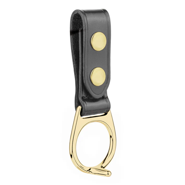 Dutyman 4311G Plain Leather PR24 Holder with Solid Brass Ring