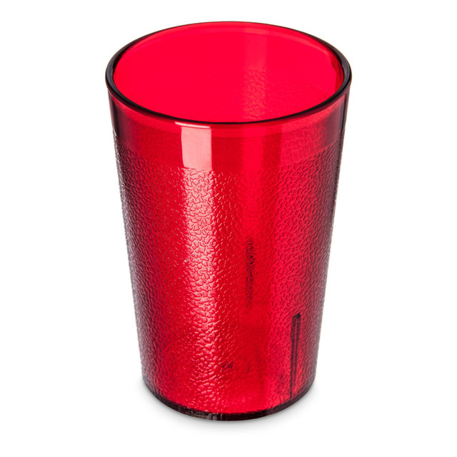 CARLISLE FOODSERVICE PRODUCTS, INC. Carlisle CL552610  Stackable SAN Plastic Tumblers, 8 Oz, Ruby, Pack Of 72