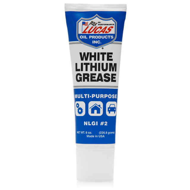 Lucas Oil 10533-12 White Lithium Grease - 8 Ounce Lucas Oil 10533-12 White Lithium Grease - 8 Ounce