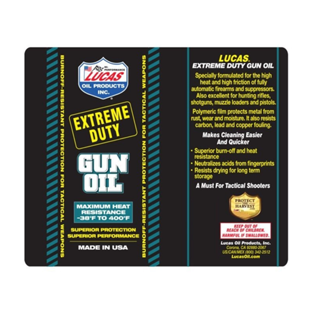 Lucas Oil 10890 Extreme Duty Gun Oil