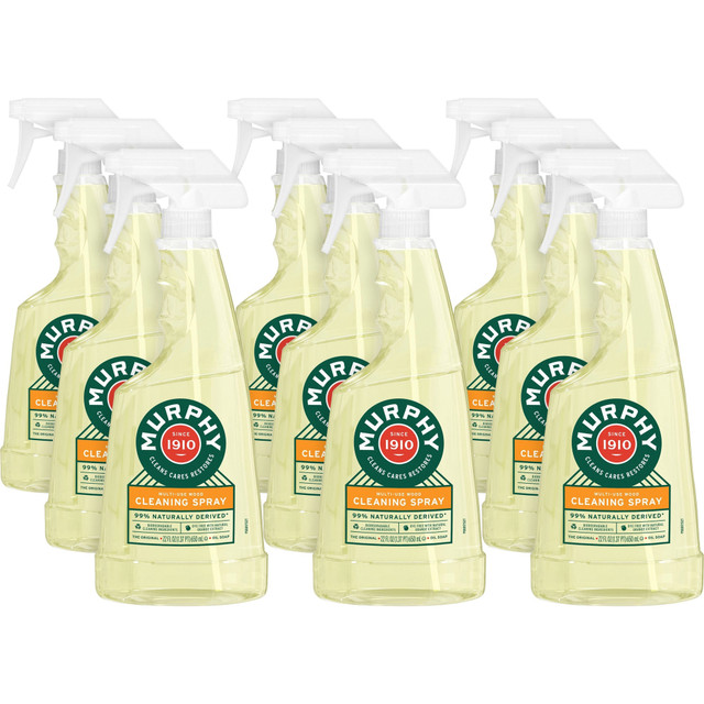 COLGATE-PALMOLIVE,IPD 101031CT Murphy Oil Soap Multi-use Spray - Ready-To-Use - 22 fl oz (0.7 quart) - Fresh Orange Scent - Orange Bottle - 9 / Carton