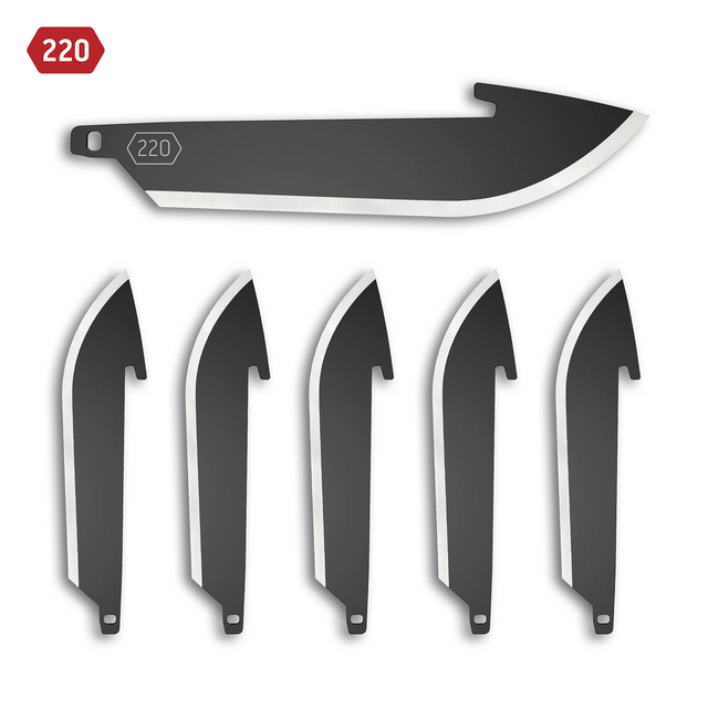 Outdoor Edge RR22K-6C 2.2 DROP-POINT BLADE PACK (Black, 6 Blades) Outdoor Edge RR22K-6C 2.2 DROP-POINT BLADE PACK (Black, 6 Blades)