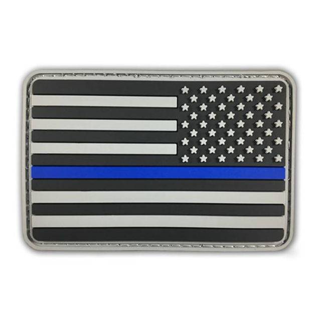 Thin Blue Line TBL-PVC-REV Reverse - Thin Blue Line PVC Patch Thin Blue Line TBL-PVC-REV Reverse - Thin Blue Line PVC Patch