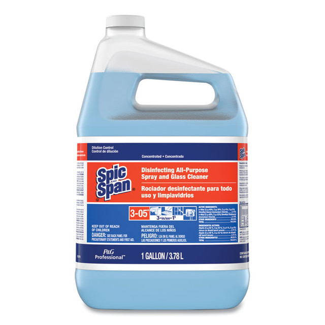 PROCTER & GAMBLE Spic and Span® 58773CT Disinfecting All-Purpose Spray and Glass Cleaner, Fresh Scent, 1 gal Bottle, 3/Carton