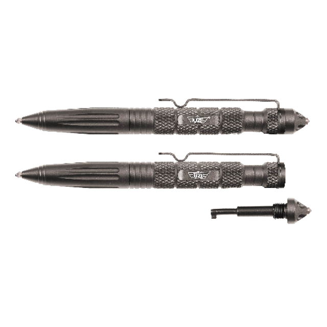 UZI UZI-TACPEN6-GM UZI Defender Tactical Pen w/ Glassbreaker & Cuff Key